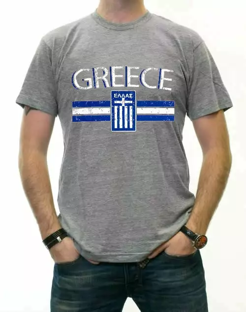 Bewild Greece Vintage Shield International Mens T-Shirt 10 Bewild Greece Vintage Shield International Mens T-Shirt