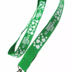 Bewild Green Happy St. Patrick's Day Lanyard