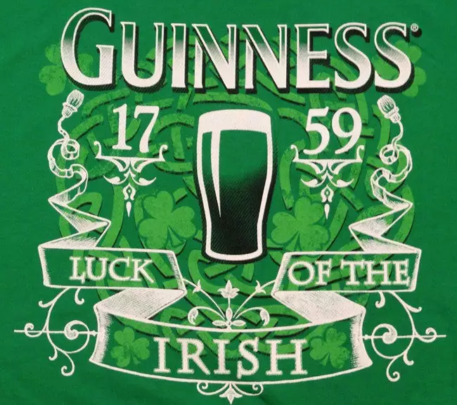Bewild Men's T-Shirts Guinness Beer Luck Of The Irish T-Shirt 6 Bewild Men's T-Shirts Guinness Beer Luck Of The Irish T-Shirt