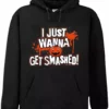 Bewild Halloween Shirts - Get Smashed Adult Hoodie Halloween Prints
