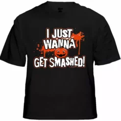 Bewild Halloween Shirts - Get Smashed Adult T-Shirt