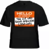 Bewild Halloween Prints Halloween Shirts - Hello My Name Is... Adult T-Shirt
