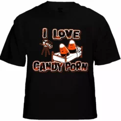 Bewild Halloween Shirts - I Love Candy Porn Men's T-Shirt