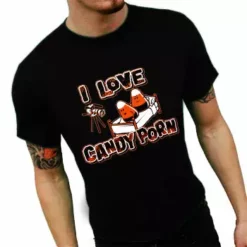 Bewild Halloween Shirts - I Love Candy Porn Men's T-Shirt