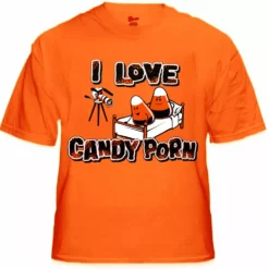 Bewild Halloween Shirts - I Love Candy Porn Men's T-Shirt