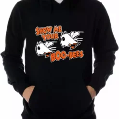 Bewild Halloween Prints Halloween Shirts - Show Me Your Boo Bees Adult Hoodie