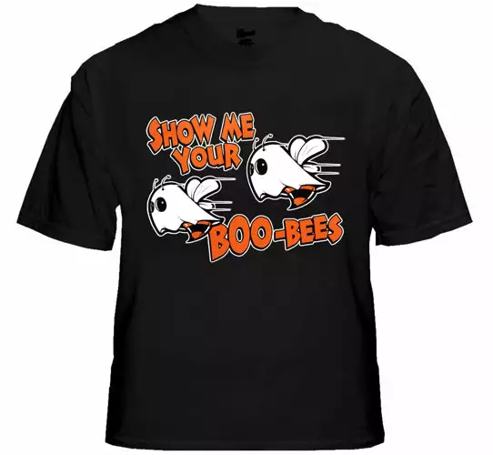 Bewild Cool Funny & Offensive Halloween Shirts - Show Me Your Boo Bees Adult Men's T-Shirt 4 Bewild Cool Funny & Offensive Halloween Shirts - Show Me Your Boo Bees Adult Men's T-Shirt
