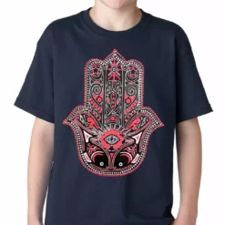 Bewild Cool Funny & Offensive Hamsa - Hand Of Protection Kids T-shirt