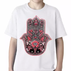 Bewild Cool Funny & Offensive Hamsa - Hand Of Protection Kids T-shirt