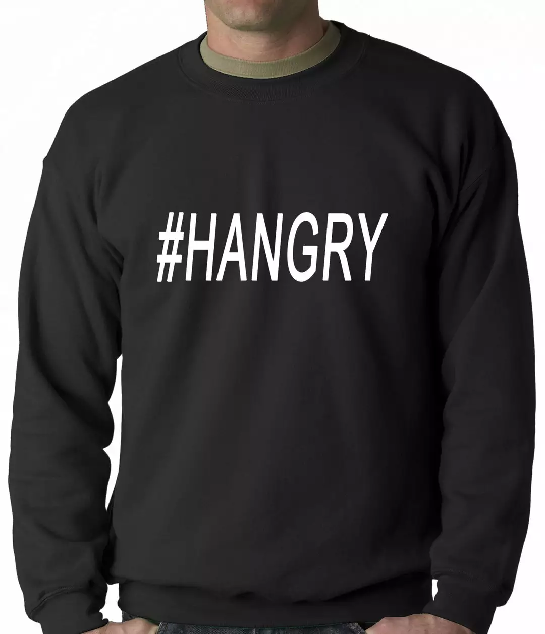 Bewild Hangry #Hangry Adult Crewneck Hip-Hop Inspired Clothing 3 Bewild Hangry #Hangry Adult Crewneck Hip-Hop Inspired Clothing