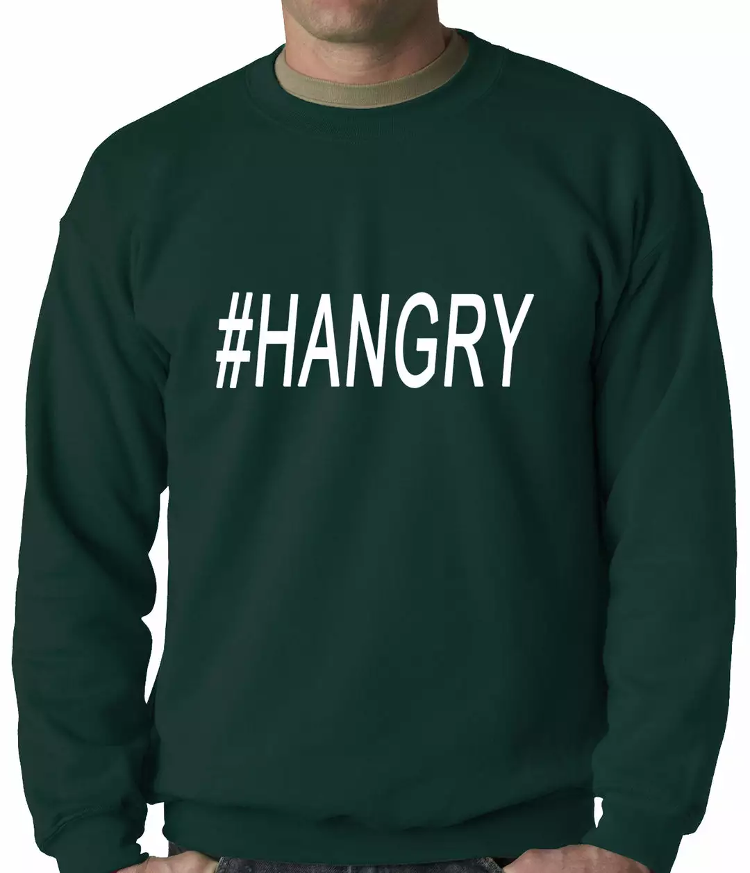 Bewild Hangry #Hangry Adult Crewneck Hip-Hop Inspired Clothing 4 Bewild Hangry #Hangry Adult Crewneck Hip-Hop Inspired Clothing