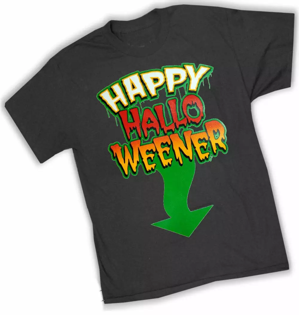 Bewild Halloween Prints Happy Hallo-Weener Halloween T-Shirt 6 Bewild Halloween Prints Happy Hallo-Weener Halloween T-Shirt