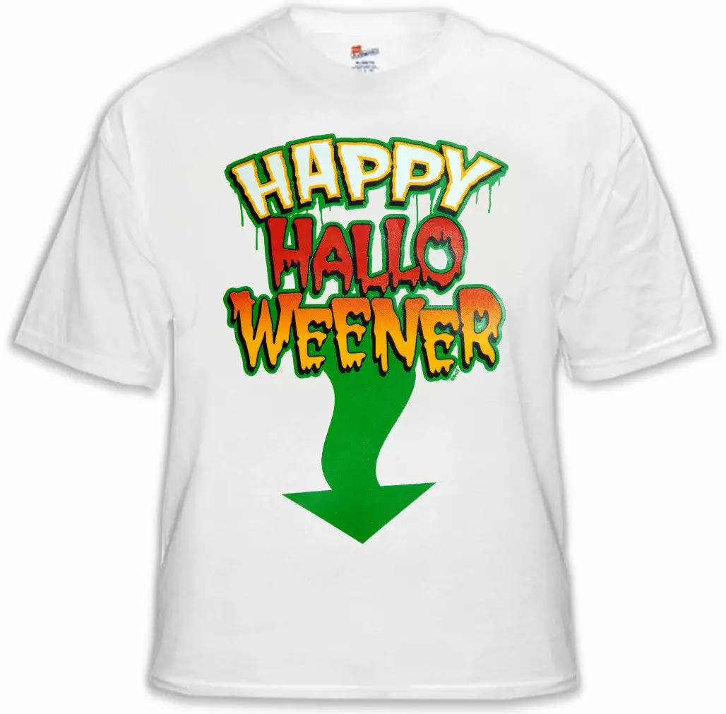 Bewild Halloween Prints Happy Hallo-Weener Halloween T-Shirt 7 Bewild Halloween Prints Happy Hallo-Weener Halloween T-Shirt