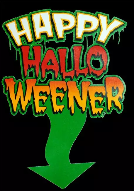 Bewild Halloween Prints Happy Hallo-Weener Halloween T-Shirt 11 Bewild Halloween Prints Happy Hallo-Weener Halloween T-Shirt