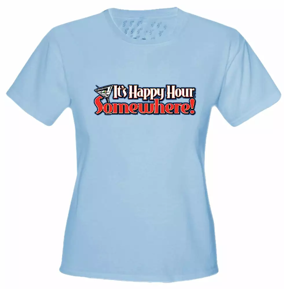 Bewild Happy Hour Girls T-Shirt 5 Bewild Happy Hour Girls T-Shirt