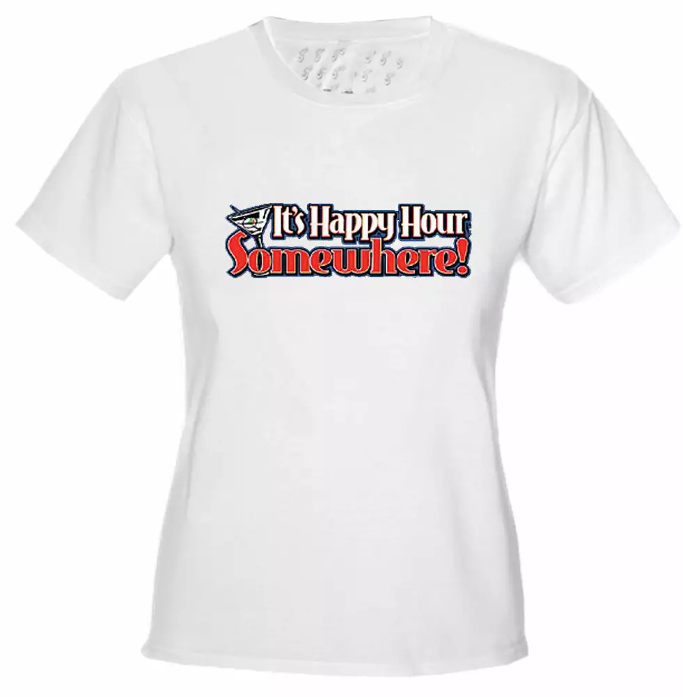 Bewild Happy Hour Girls T-Shirt 6 Bewild Happy Hour Girls T-Shirt