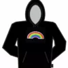 Bewild Happy Rainbow Pullover Hoodie