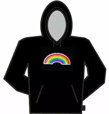 Bewild Happy Rainbow Pullover Hoodie 3 Bewild Happy Rainbow Pullover Hoodie