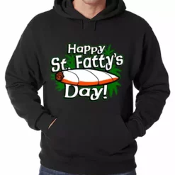 Bewild Happy St. Fatty's Day Adult Hoodie
