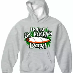 Bewild Happy St. Fatty's Day Adult Hoodie