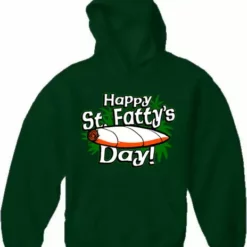 Bewild Happy St. Fatty's Day Adult Hoodie