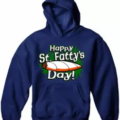 Bewild Happy St. Fatty's Day Adult Hoodie