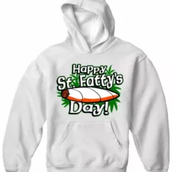 Bewild Happy St. Fatty's Day Adult Hoodie