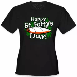 Bewild Happy St. Fatty's Day Girl's T-Shirt