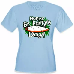 Bewild Happy St. Fatty's Day Girl's T-Shirt