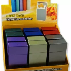 Bewild Cigarette Cases Hard Box Full Pack Cigarette Case (100's Size) (One Dozen)