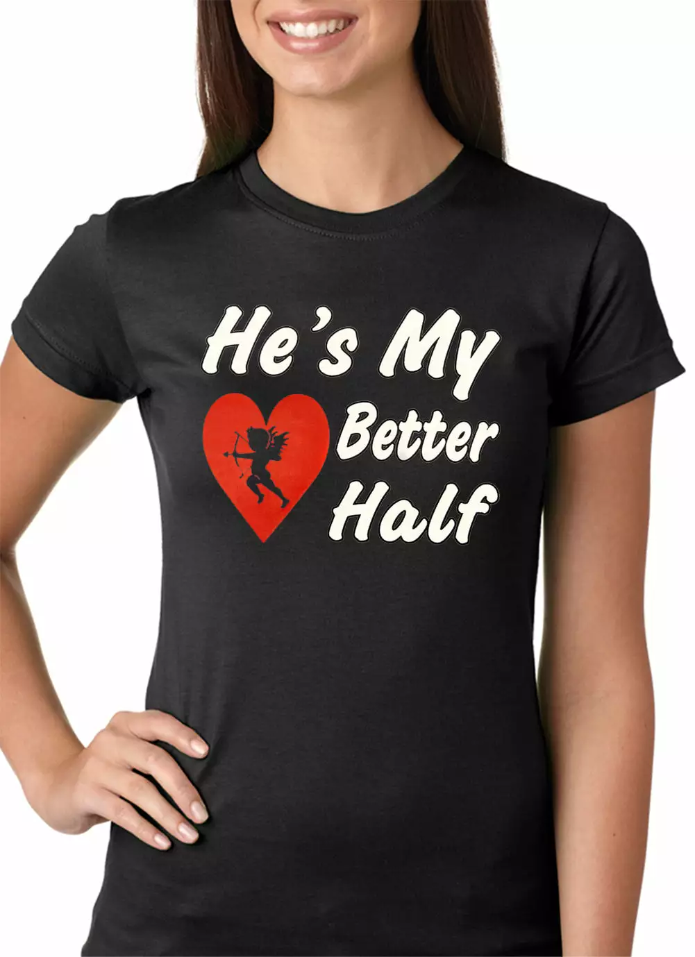 Bewild He's My Better Half Girls T-shirt 5 Bewild He's My Better Half Girls T-shirt
