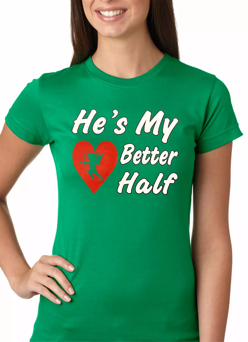 Bewild He's My Better Half Girls T-shirt 7 Bewild He's My Better Half Girls T-shirt