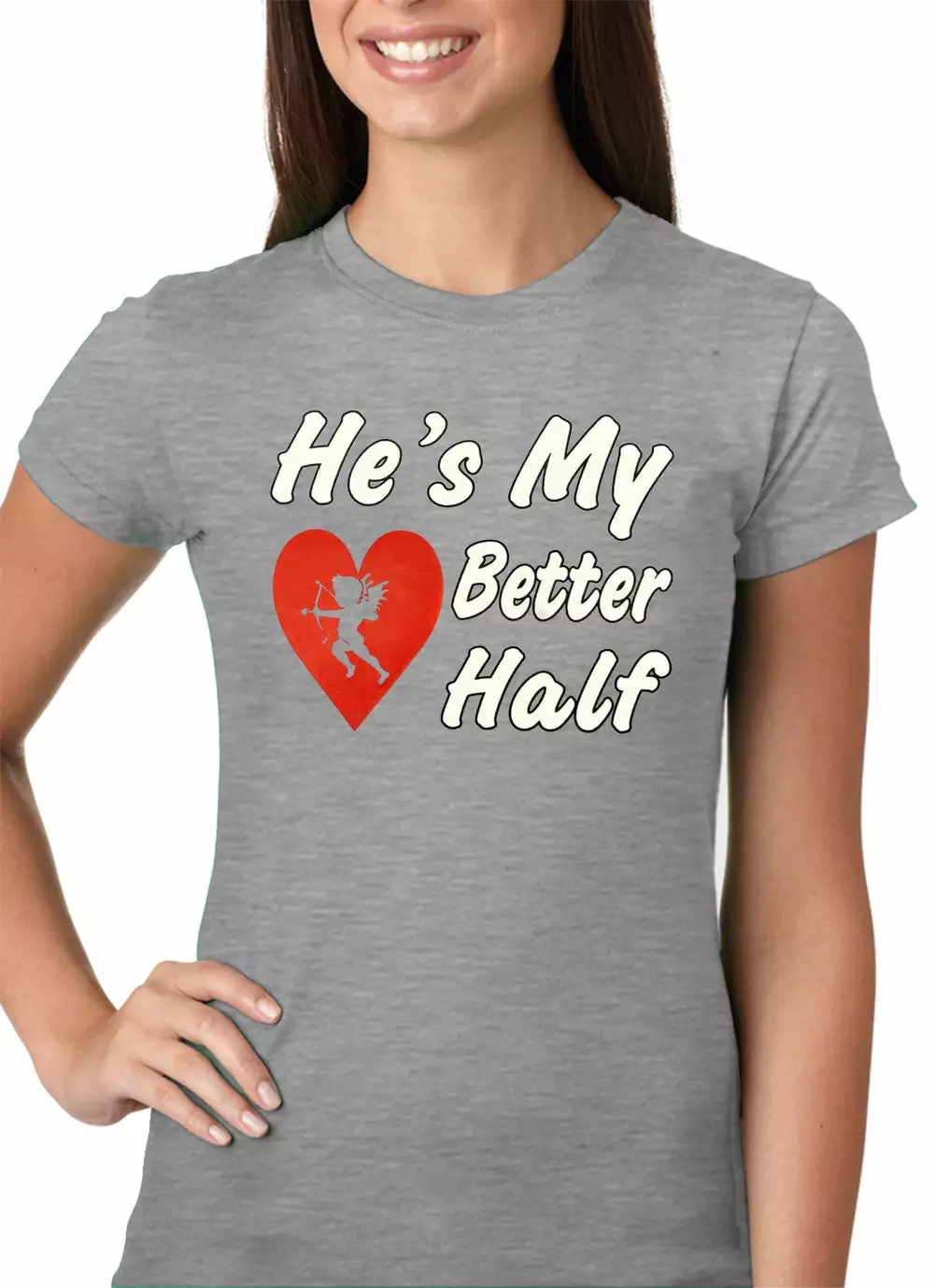 Bewild He's My Better Half Girls T-shirt 4 Bewild He's My Better Half Girls T-shirt