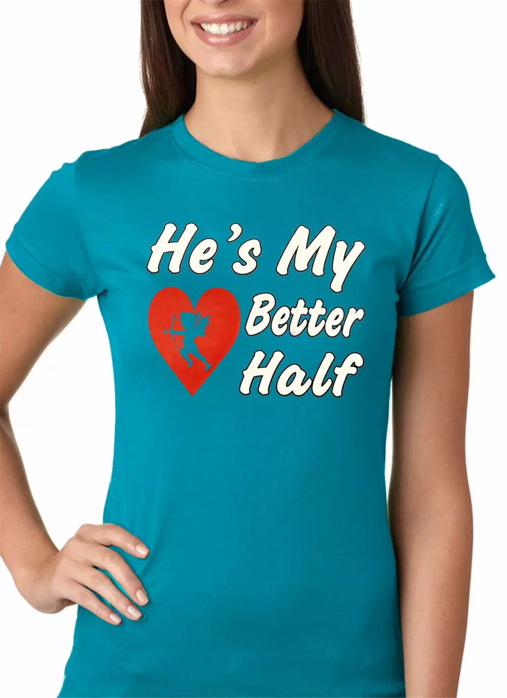 Bewild He's My Better Half Girls T-shirt 10 Bewild He's My Better Half Girls T-shirt