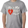 Bewild Positive Reinforcement He's My Better Half Mens T-shirt