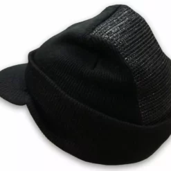 Bewild Beanies & Headspins Head Spin Beanie With Visor - BBOY Headspin Beanie With Visor (Black/Black)