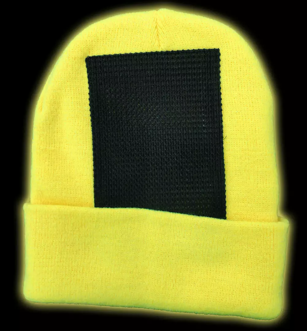 Bewild Head Spin Beanies - Neon Yellow Black Light Reactive Headspin Beanie Beanies & Headspins 3 Bewild Head Spin Beanies - Neon Yellow Black Light Reactive Headspin Beanie Beanies & Headspins