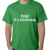 Bewild Holiday Prints Help! It's Christmas Funny Holiday Mens T-shirt 1 Bewild Holiday Prints Help! It's Christmas Funny Holiday Mens T-shirt