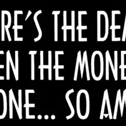 Bewild Here's The Deal Girls T-Shirt Cool Funny & Offensive