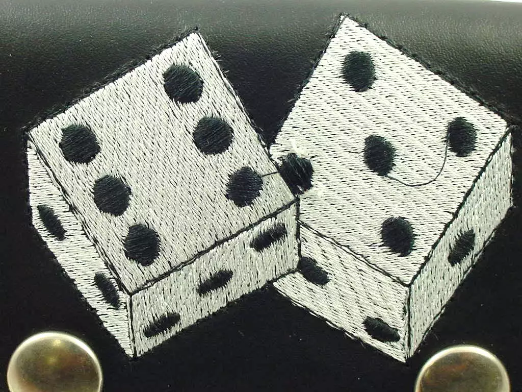 Bewild High Roller Embroidered Leather Chain Wallet 5 Bewild High Roller Embroidered Leather Chain Wallet