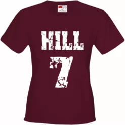 Bewild Sport Inspiration Hill #7 In Texas A&M Colors Girl's T-Shirt