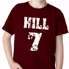 Bewild Hill #7 In Texas A&M Colors Kid's T-Shirt 1 Bewild Hill #7 In Texas A&M Colors Kid's T-Shirt