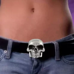 Bewild Hinged Jaw Skull Buckle With FREE Leather Belt Belt Buckles 9 Bewild Hinged Jaw Skull Buckle With FREE Leather Belt Belt Buckles