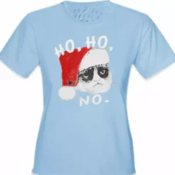 Bewild Ho Ho No Angry Cat Girl's T-Shirt