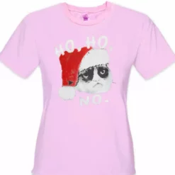 Bewild Ho Ho No Angry Cat Girl's T-Shirt