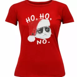 Bewild Ho Ho No Angry Cat Girl's T-Shirt