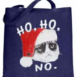 Bewild Ho Ho No Angry Cat Tote Bag Cool Funny & Offensive