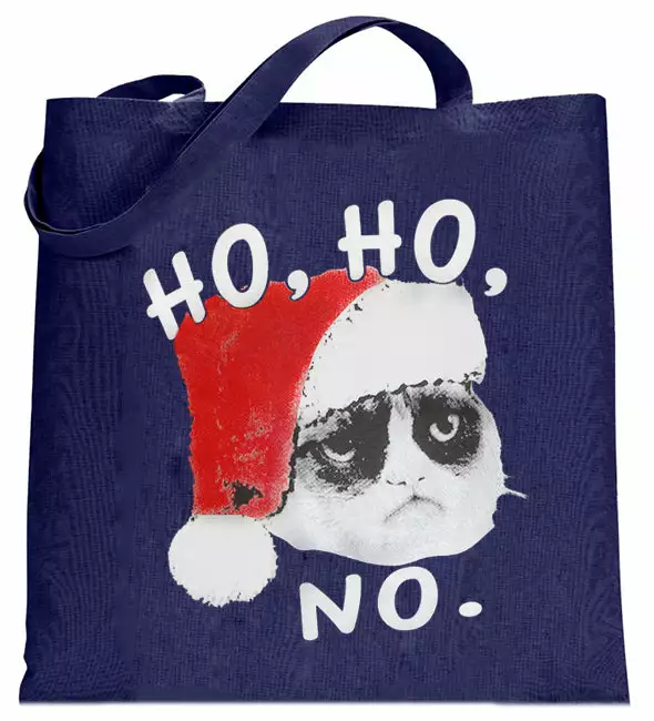 Bewild Ho Ho No Angry Cat Tote Bag Cool Funny & Offensive 3 Bewild Ho Ho No Angry Cat Tote Bag Cool Funny & Offensive