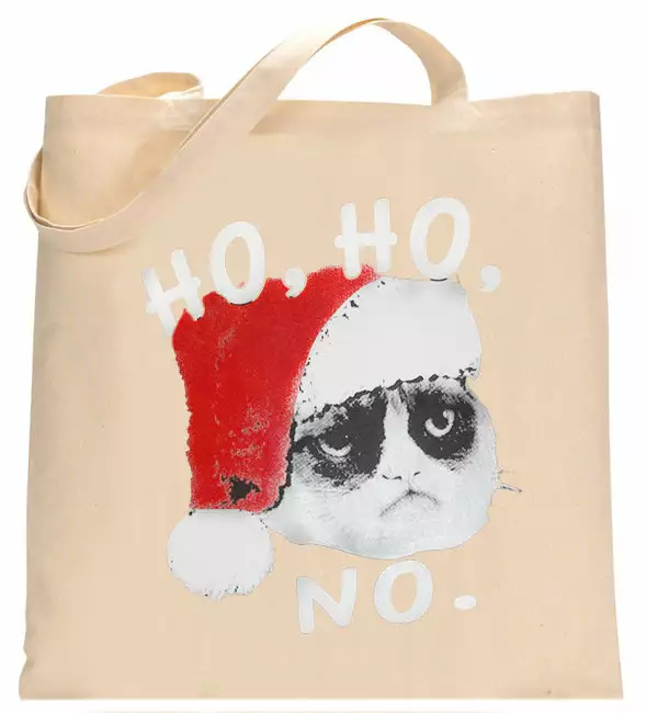 Bewild Ho Ho No Angry Cat Tote Bag Cool Funny & Offensive 4 Bewild Ho Ho No Angry Cat Tote Bag Cool Funny & Offensive