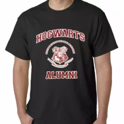 Bewild Hogwarts Alumni Mens T-shirt Comic Con & Gaming Clothing, Video Game